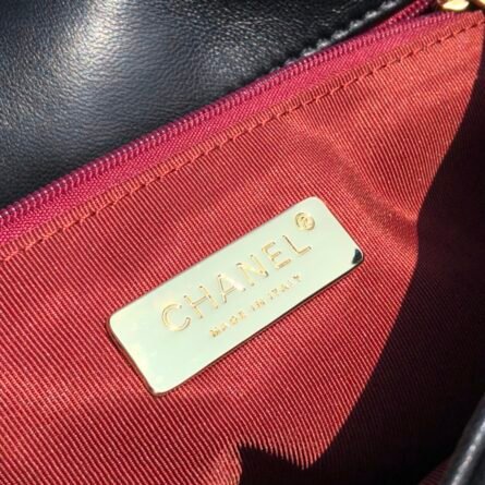 CHANEL overseas channel goods 19 series goatskin flap bag - 图片 7