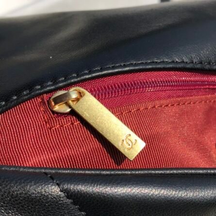 CHANEL overseas channel goods 19 series goatskin flap bag - 图片 8