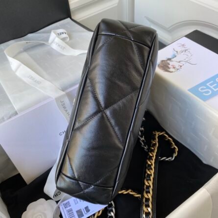 Silver chain Ohanel Fall/Winter 19Bag Combining everything classic pillow bag - 图片 6