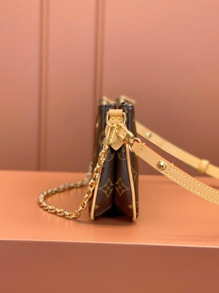 Premium MB chip edition original leather pochette handbag - 图片 7
