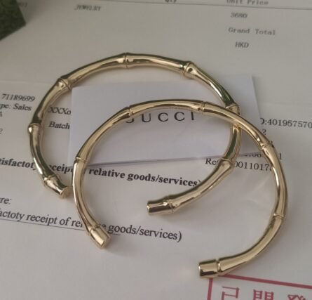 GUCCI Gucci Bamboo Open Bracelet Bamboo Step by Step - 图片 5