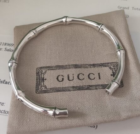 GUCCI Gucci Bamboo Open Bracelet Bamboo Step by Step - 图片 9