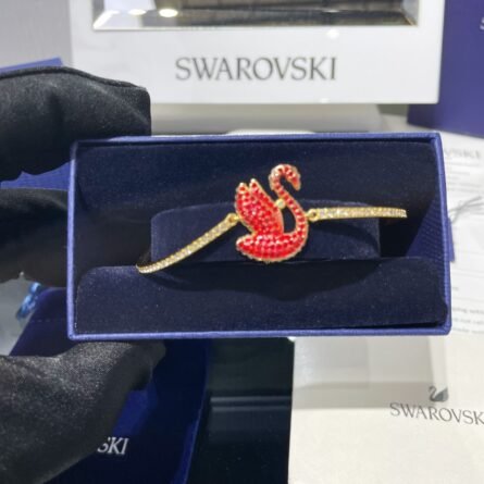 Swarovski Swan Bracelet Women's Red Swan Styled - 图片 2