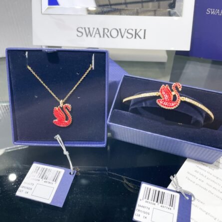 Swarovski Swan Bracelet Women's Red Swan Styled - 图片 7