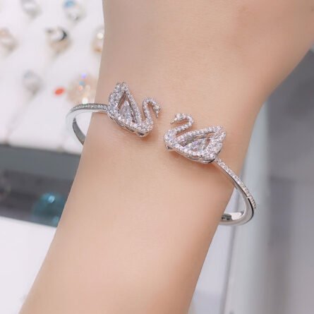 Swarovski Swarovski Beating Hearts Double Swan Split Bracelet - 图片 6