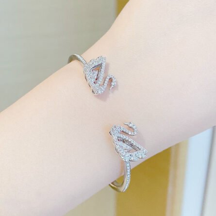 Swarovski Swarovski Beating Hearts Double Swan Split Bracelet - 图片 7