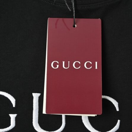 Gucci Simple Letter Embroidered Logo Pattern Short Sleeve - 图片 9