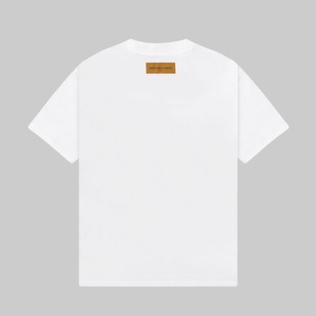 Louis Vuitton 24ss Blue Shell 🐚 Butterfly Logo Print Short Sleeve T-Shirt - 图片 10